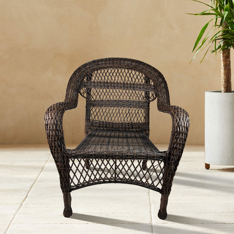 Alcott Hill® Patio Wicker Chair Wayfair